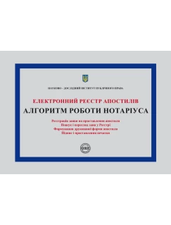 Електронний реєстр апостилів. Алгоритм роботи нотаріуса