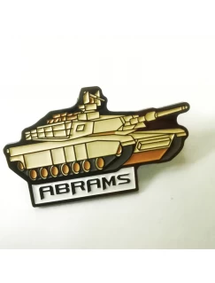 Значок танк abrams
