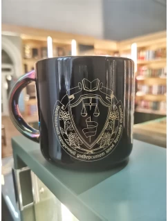 Чашка керамічна з золотим гербом НЮУ 