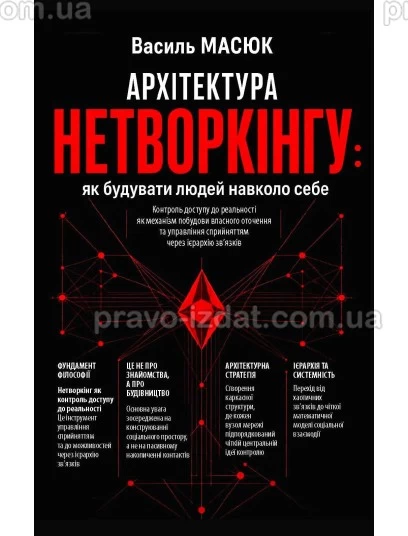 Архітектура нетворкінгу: як будувати людей навколо себе : Науково-популярне видання - Видавництво "Право"