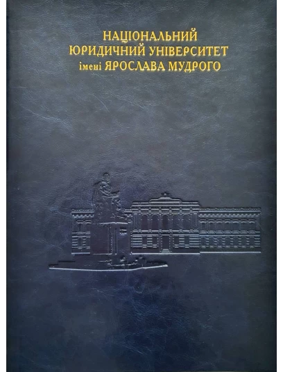 Папка НЮУ для документів (широкий корінець, синя)